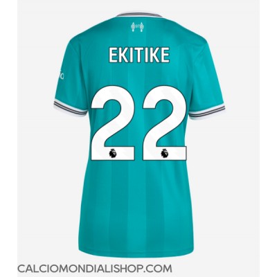 Maglie da calcio Liverpool Hugo Ekitike #22 Terza Maglia Femminile 2025-26 Manica Corta Maglie da calcio Liverpool Hugo Ekitike #22 Terza Maglia Femminile 2025-26 Manica Corta